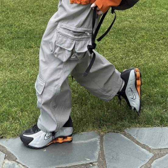 NIKE SHOX R4 黑銀橘 彈簧鞋 "BRIGHT MANDARIN" 氣墊 緩震 男鞋 HQ1988-003