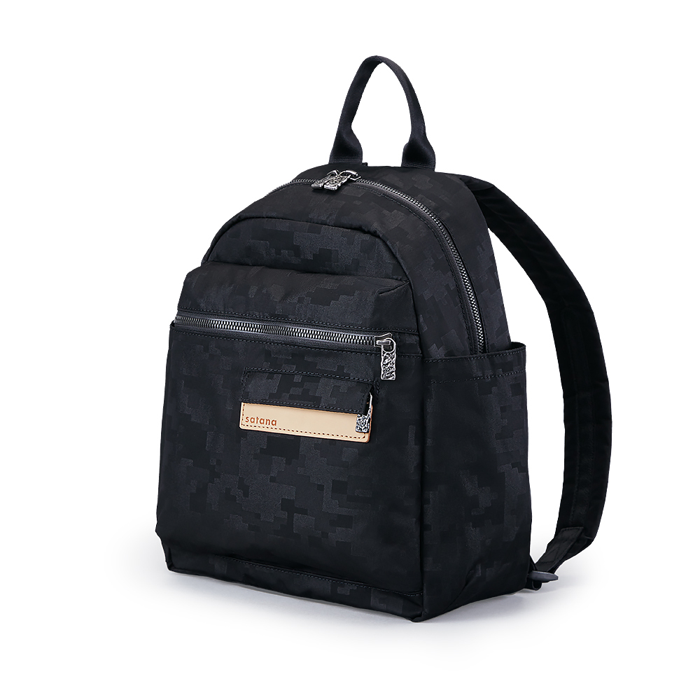 City of ​​Lights Backpack-Black Embossed