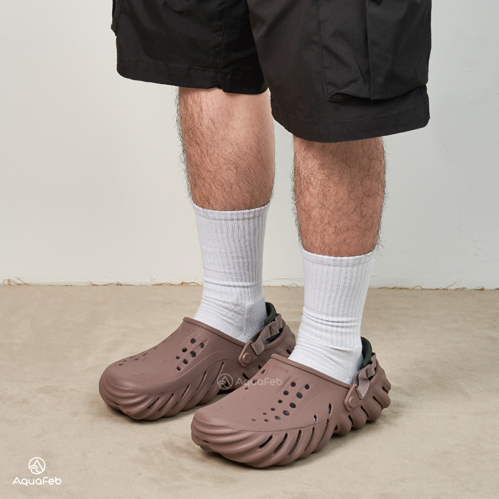 Crocs Echo Clog 男鞋 女鞋 松露色 波波克駱格 洞洞鞋 中性 卡駱馳 休閒 涼拖鞋 2079370LF