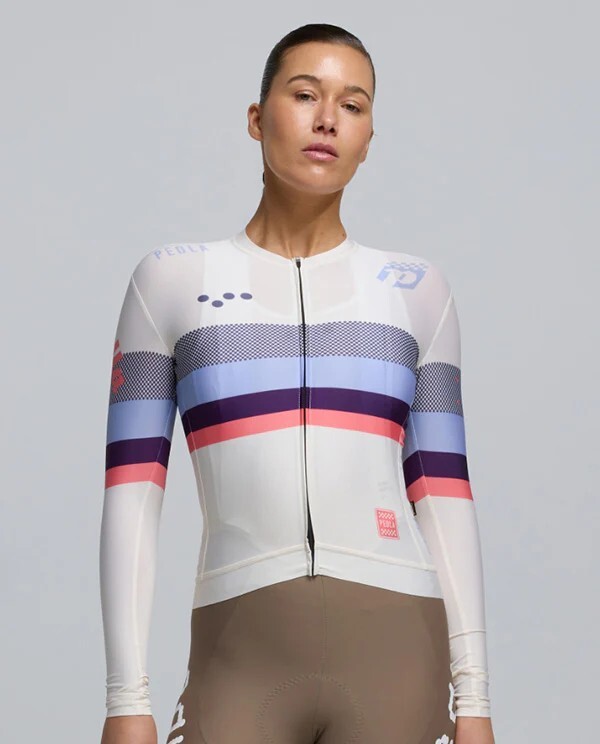 Pedla 女款薄長袖車衣 Heritage Classic LS Jersey /Bianca 白