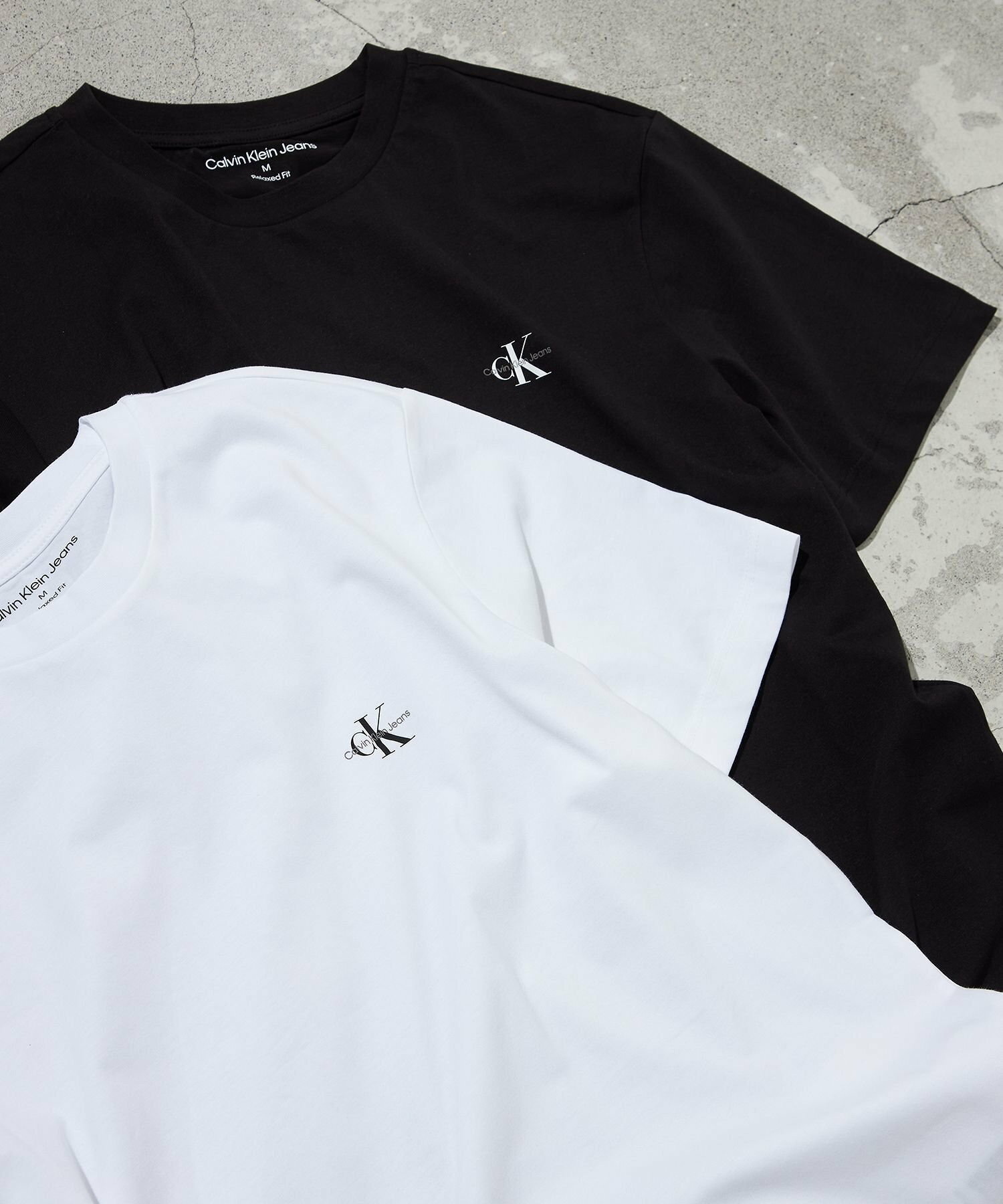 Calvin Klein LOGO 2-PACK 黑/白 經典 短袖 T恤 上衣 兩件組 素T