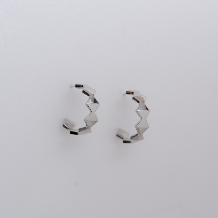 OUS Prism Spark Hoop Earrings 星菱環型耳環