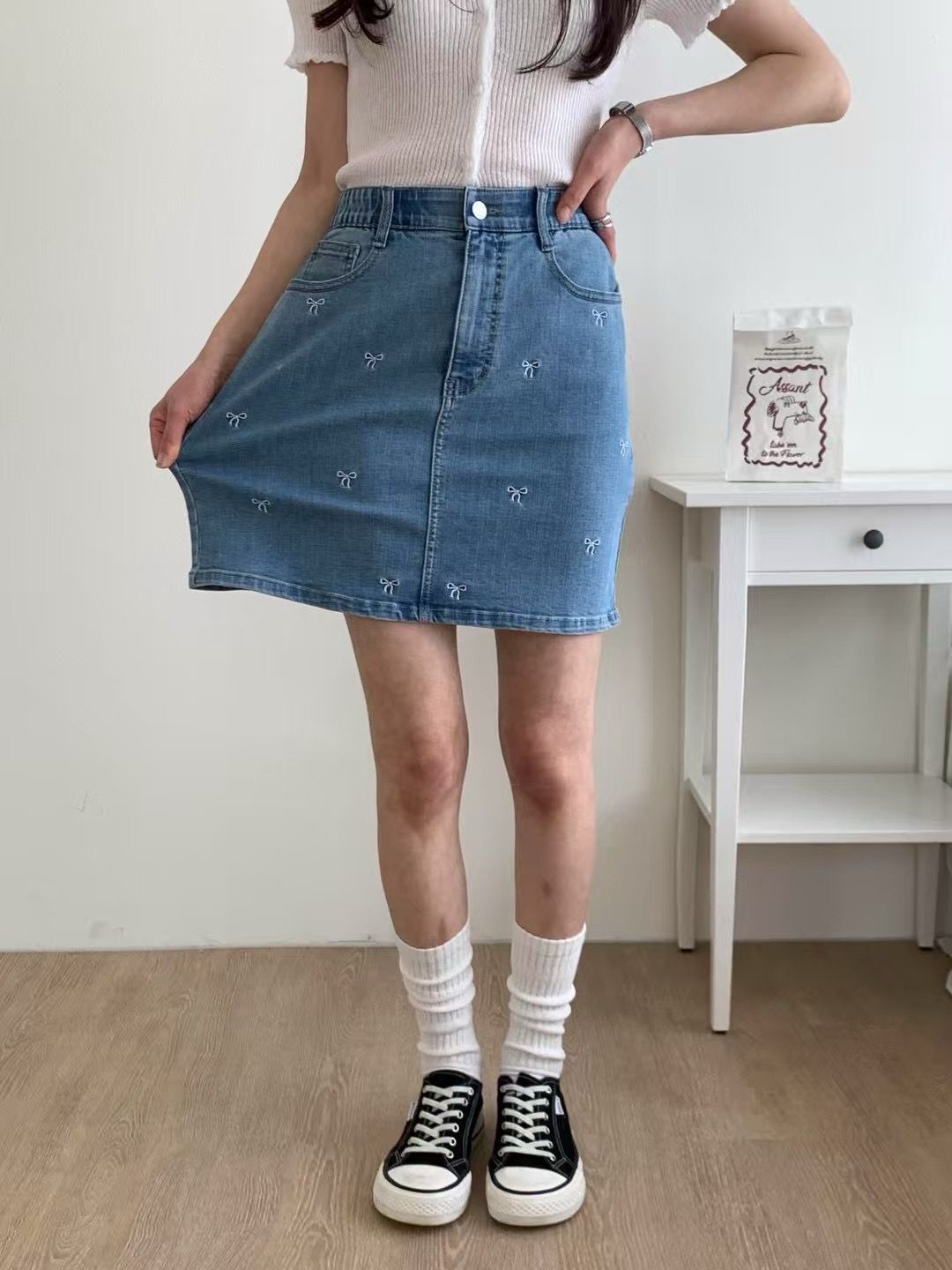 SK#7573🤍你會選裙定選褲