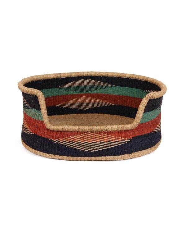 手工編織籃 - Osebo L 附軟墊