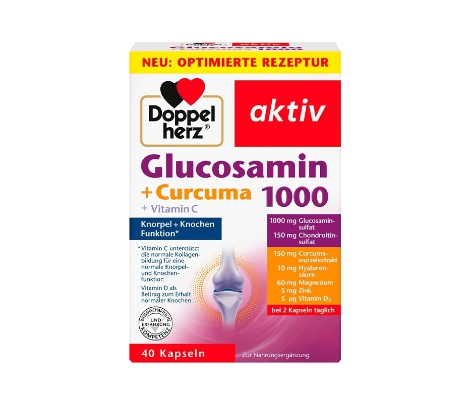 德國 Doppelherz雙心關節軟骨骨膠原膠囊 40粒