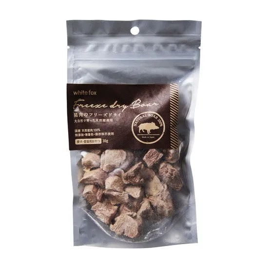 [White Fox] Freeze-dried Boar