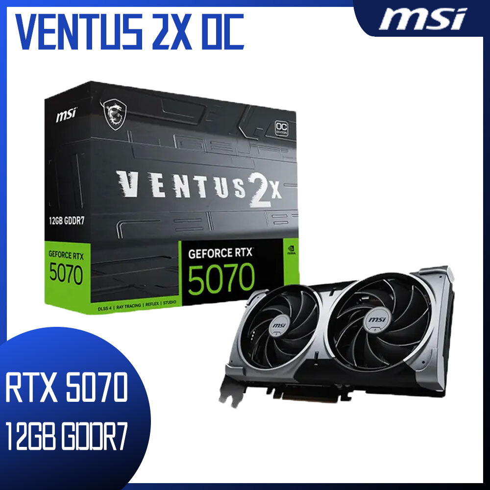 MSI VENTUS 2X GeForce RTX 5070 新品未使用 Amazon | MSI GeForce RTX 5070 12G VENTUS 2X OC/NV グラフィックス