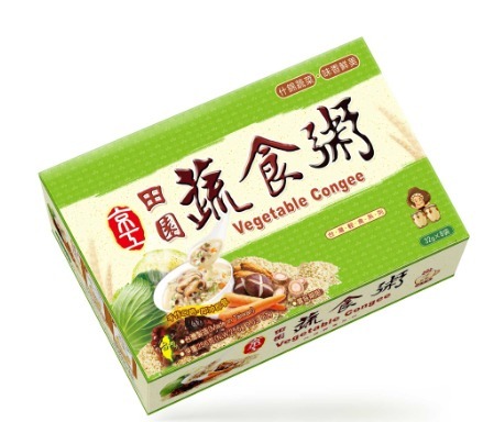 H1: 田園蔬食粥8包裝 (32g*8包/盒)