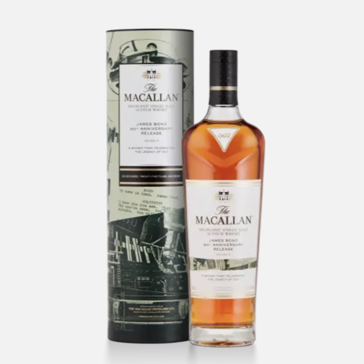The Macallan James Bond 60th Anniversary Release Decade II (ABV43.7)(1BT70)
