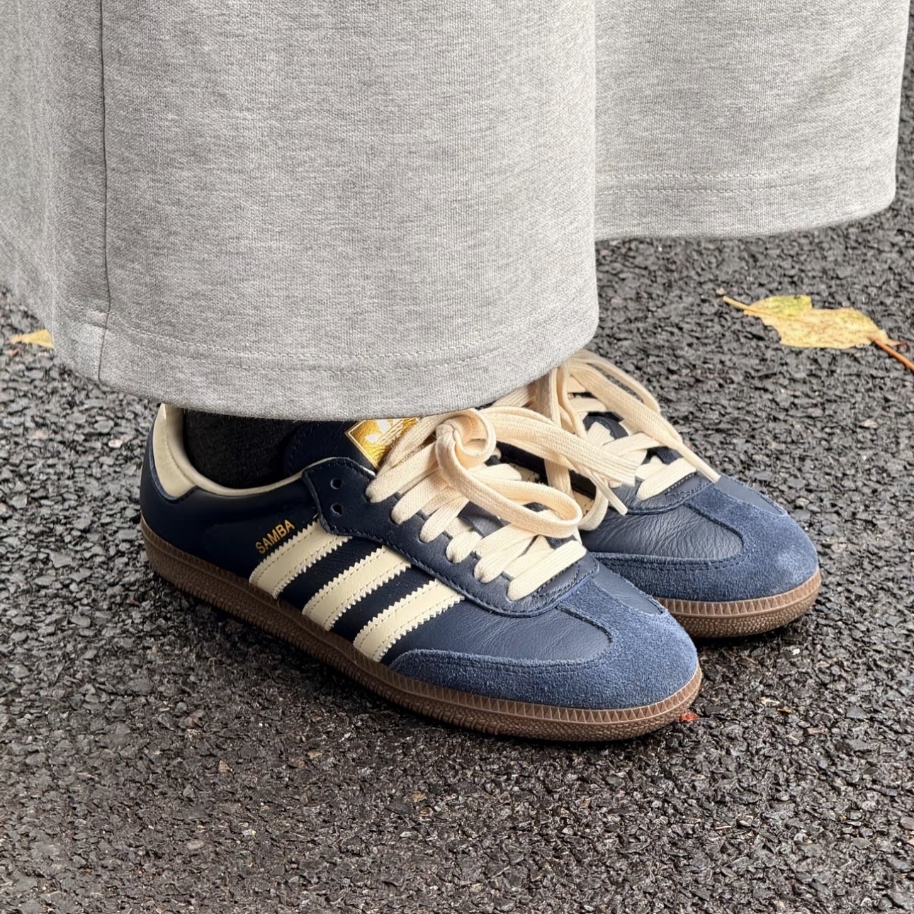 ADIDAS SAMBA OG 午夜藍 深藍 金標 休閒鞋 愛迪達 森巴 ID2056