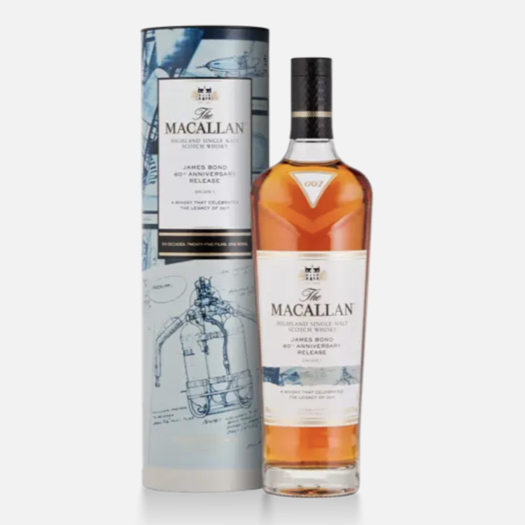 The Macallan James Bond 60th Anniversary Release Decade I (ABV43.7)(1BT70)