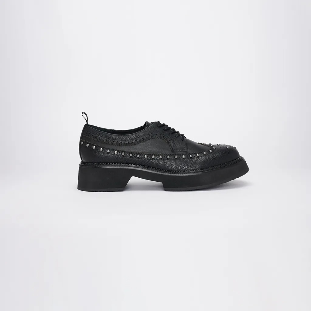 VATIC 45mm雕花皮鞋(鉚釘款)