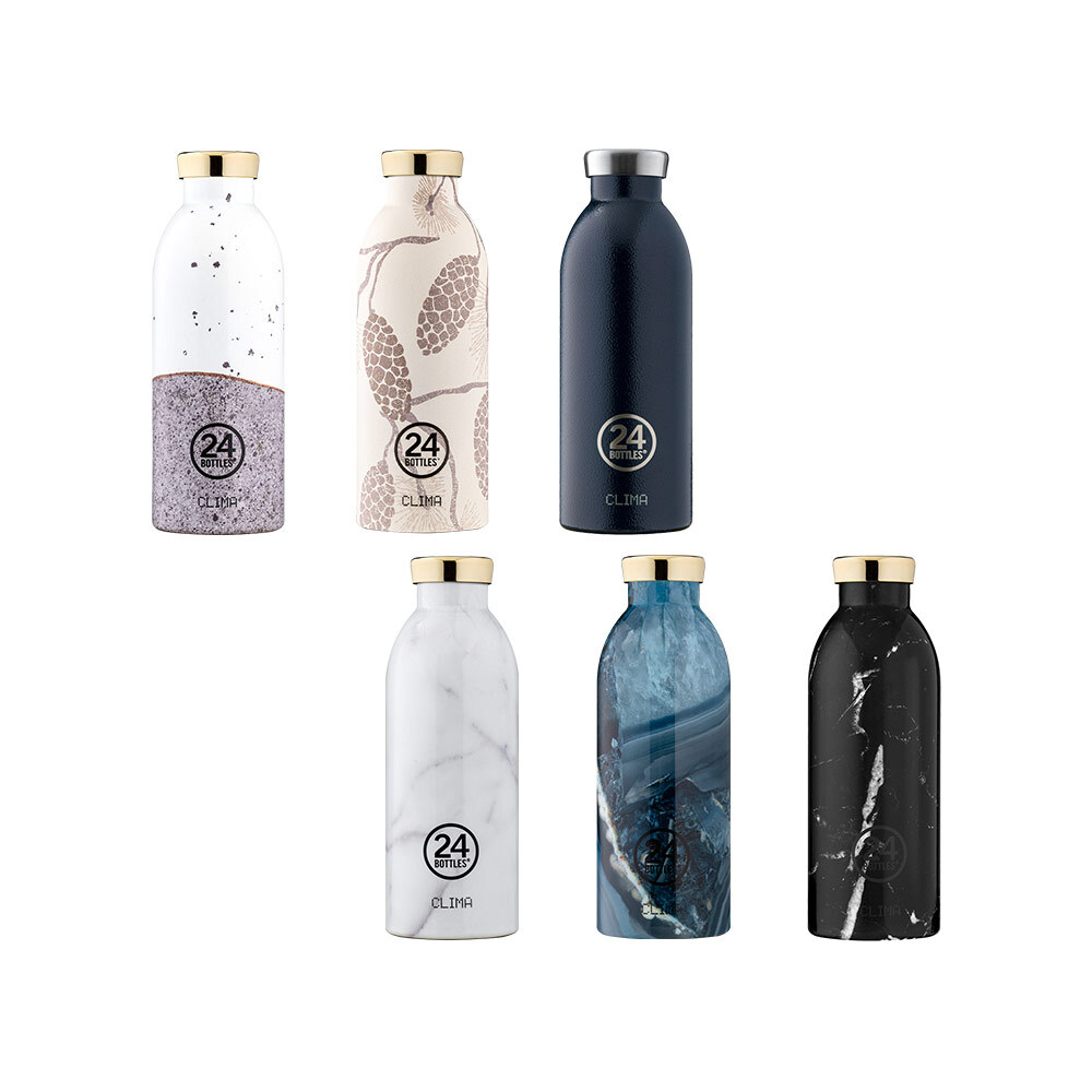 義大利 24Bottles 不鏽鋼雙層保溫瓶 500ml / 花系列