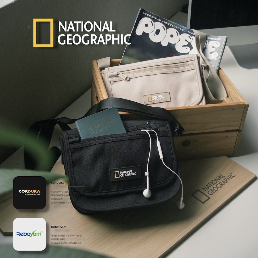 ｜超狂折扣🔥｜National Geographic® x Cordura Scout 磁吸側背包