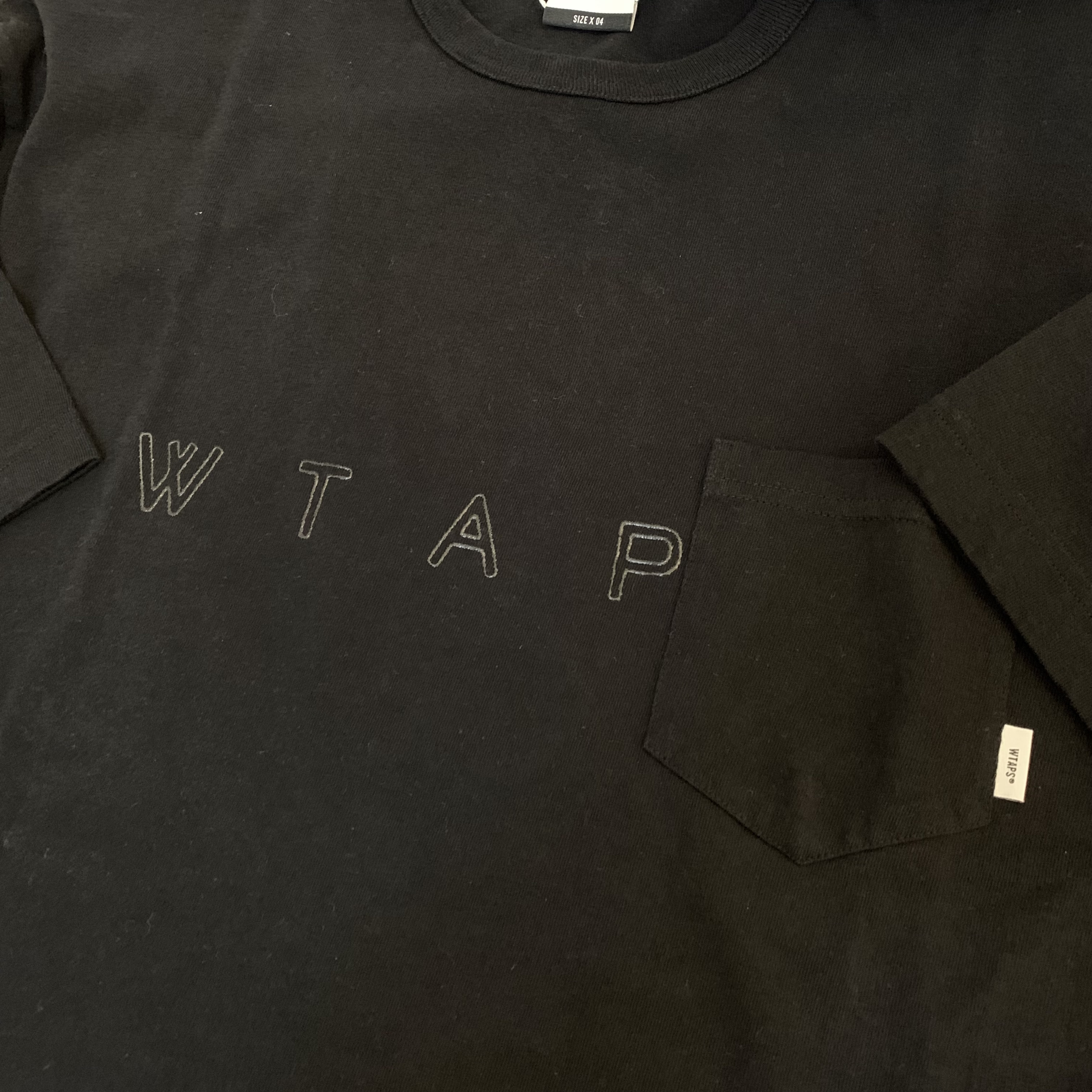 RE-STOCK: WTAPS DESIGN SS PEACE TEE COTTON - BLACK SIZE XL IN STOCK NOW (現貨發售中)