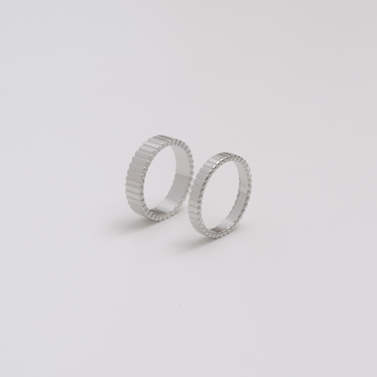 OUS Glint Ring Small Model 微光戒 窄版 銀