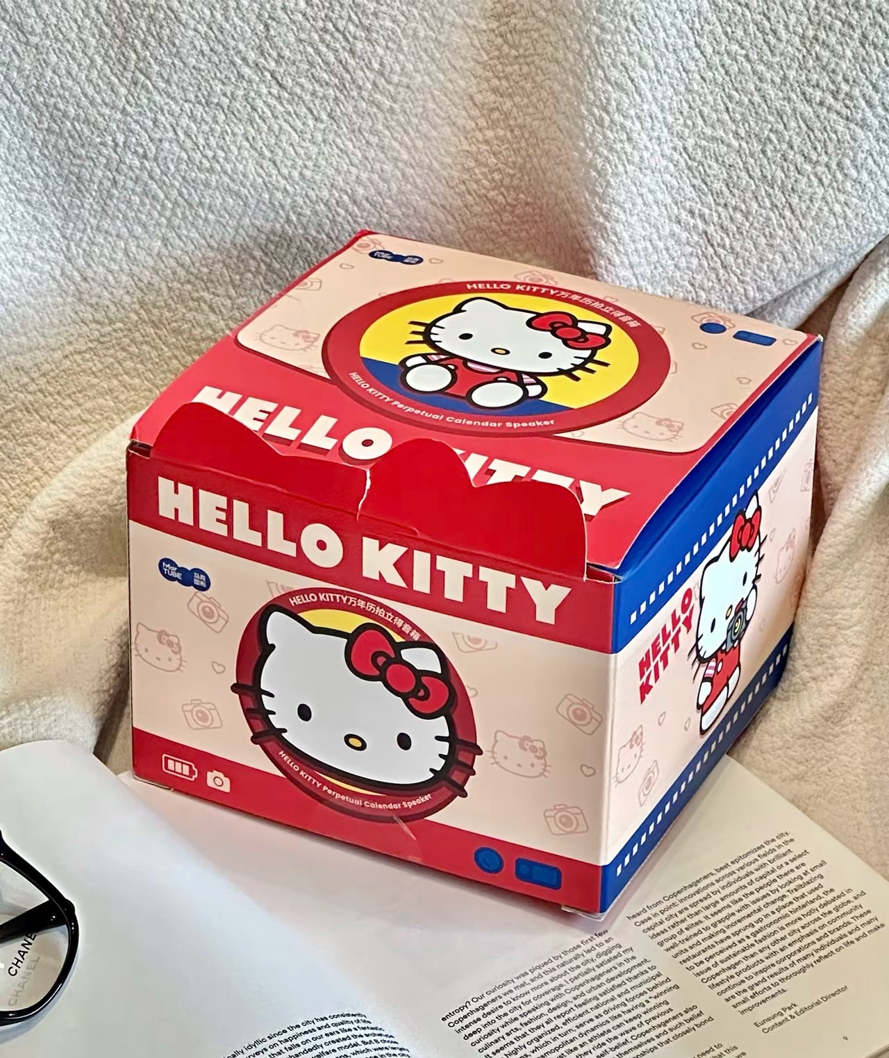 KTQ STORE ‧ 馬克圖布 x 三麗鷗Hello Kitty 拍立得造型藍牙音響