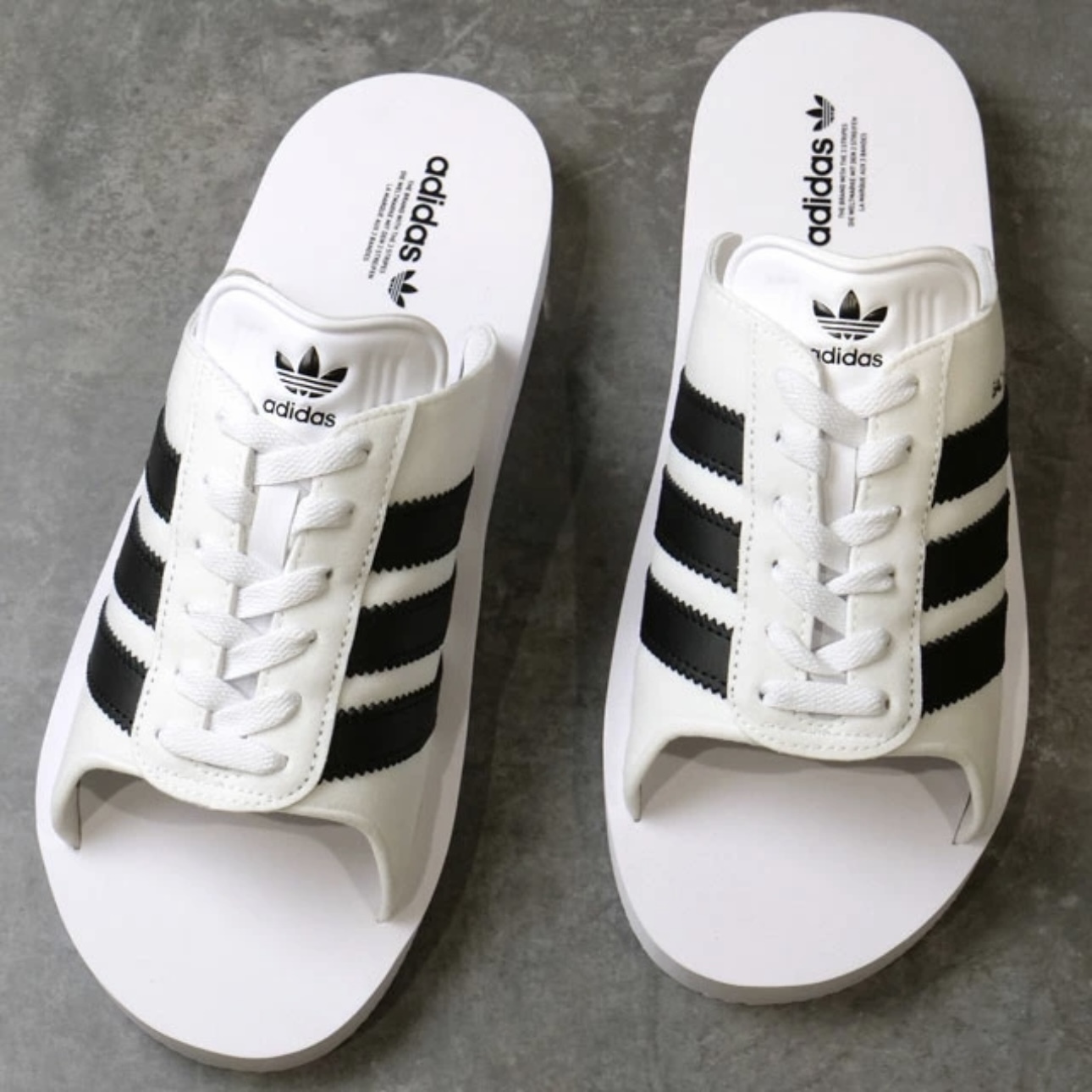 ADIDAS GAZELLE BEACH 白黑 海灘拖鞋 鞋帶 休閒 女鞋 愛迪達 JQ7420