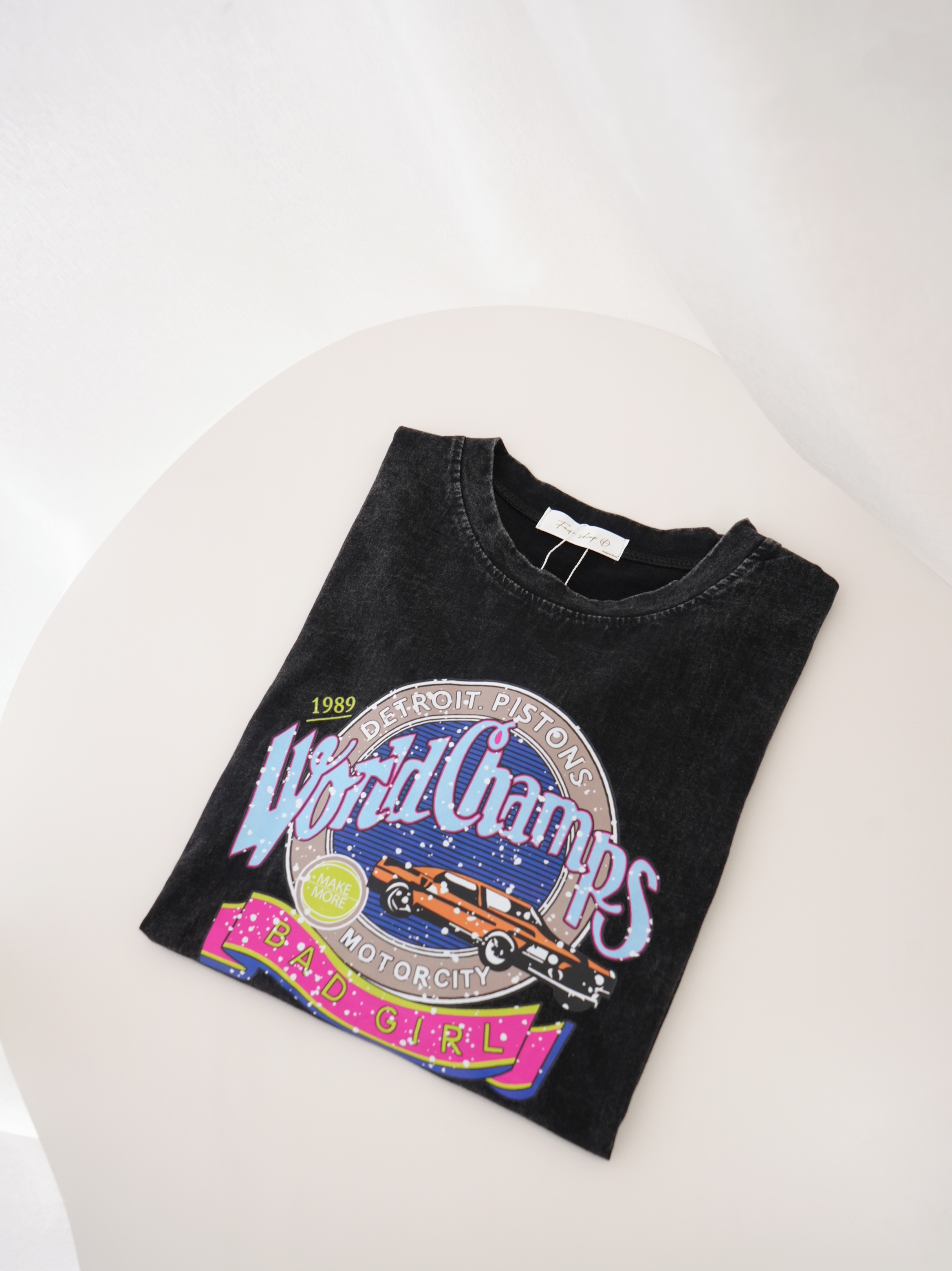 法朵Fado shop｜美式徽章水洗短T 0213216