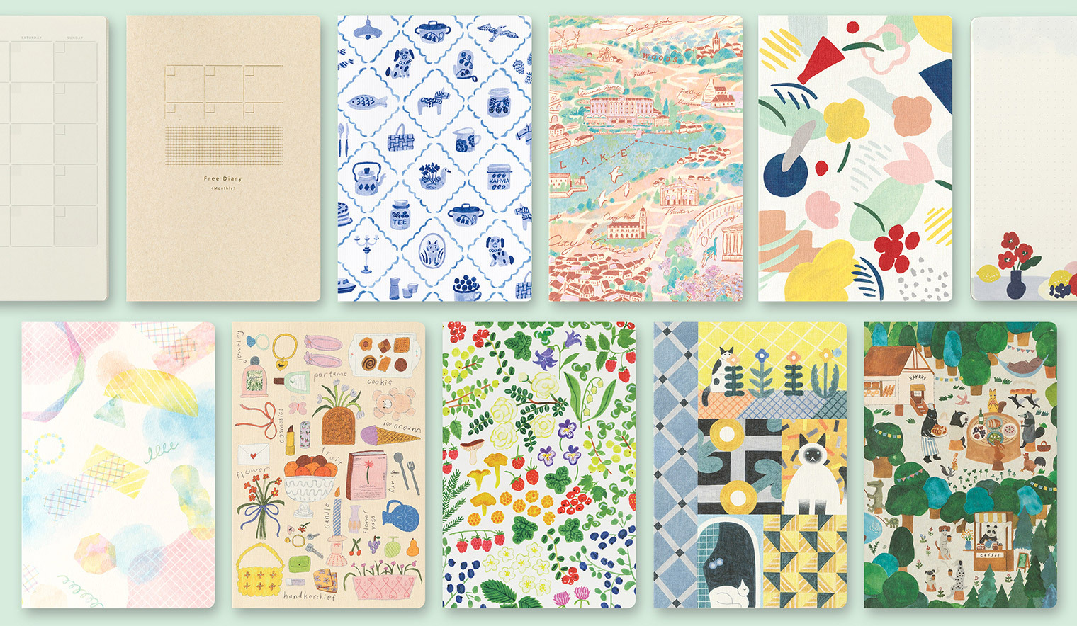 MIDORI Yuru Log 系列B6筆記本：新款上架！