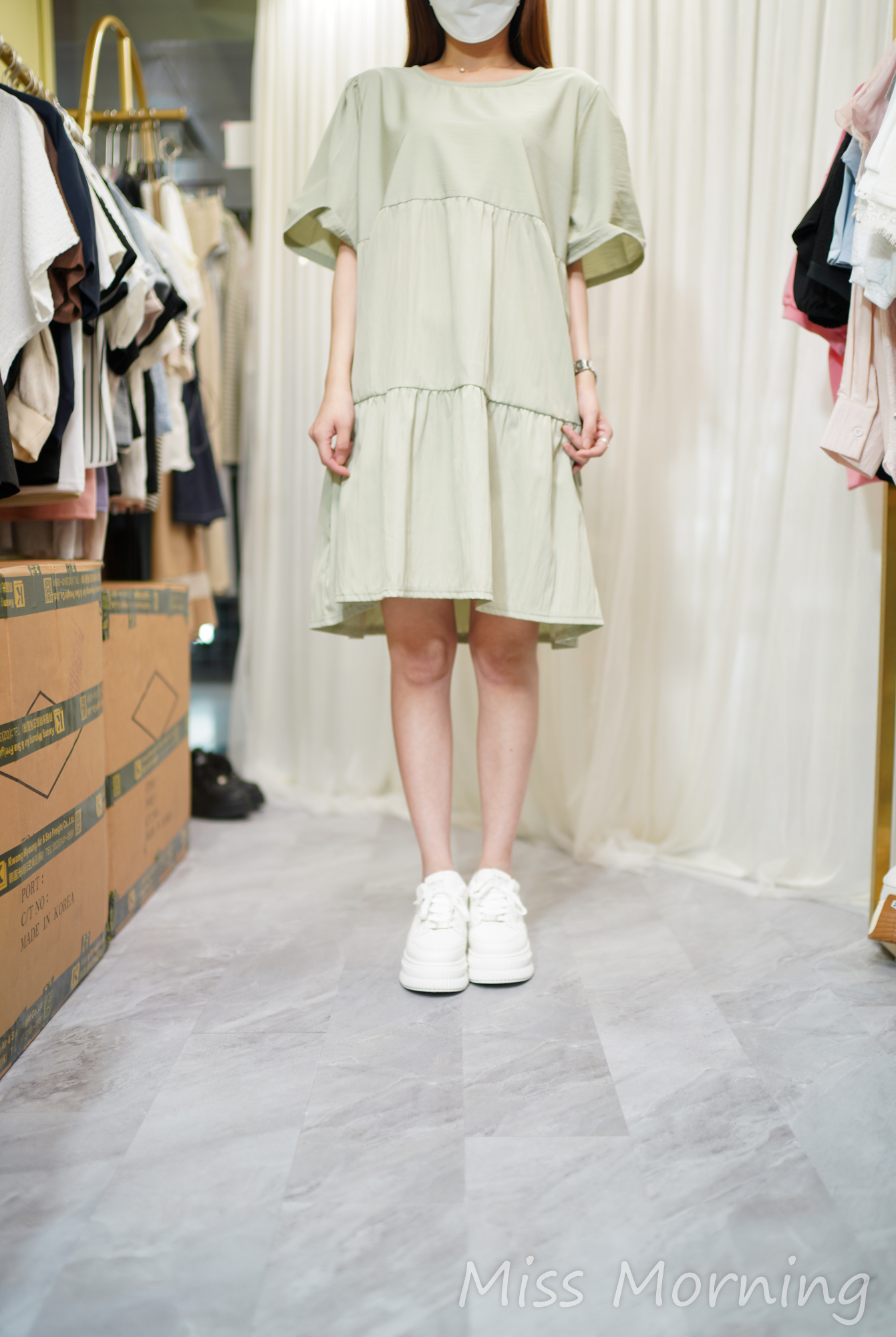 太方便風衣連身裙(14727)