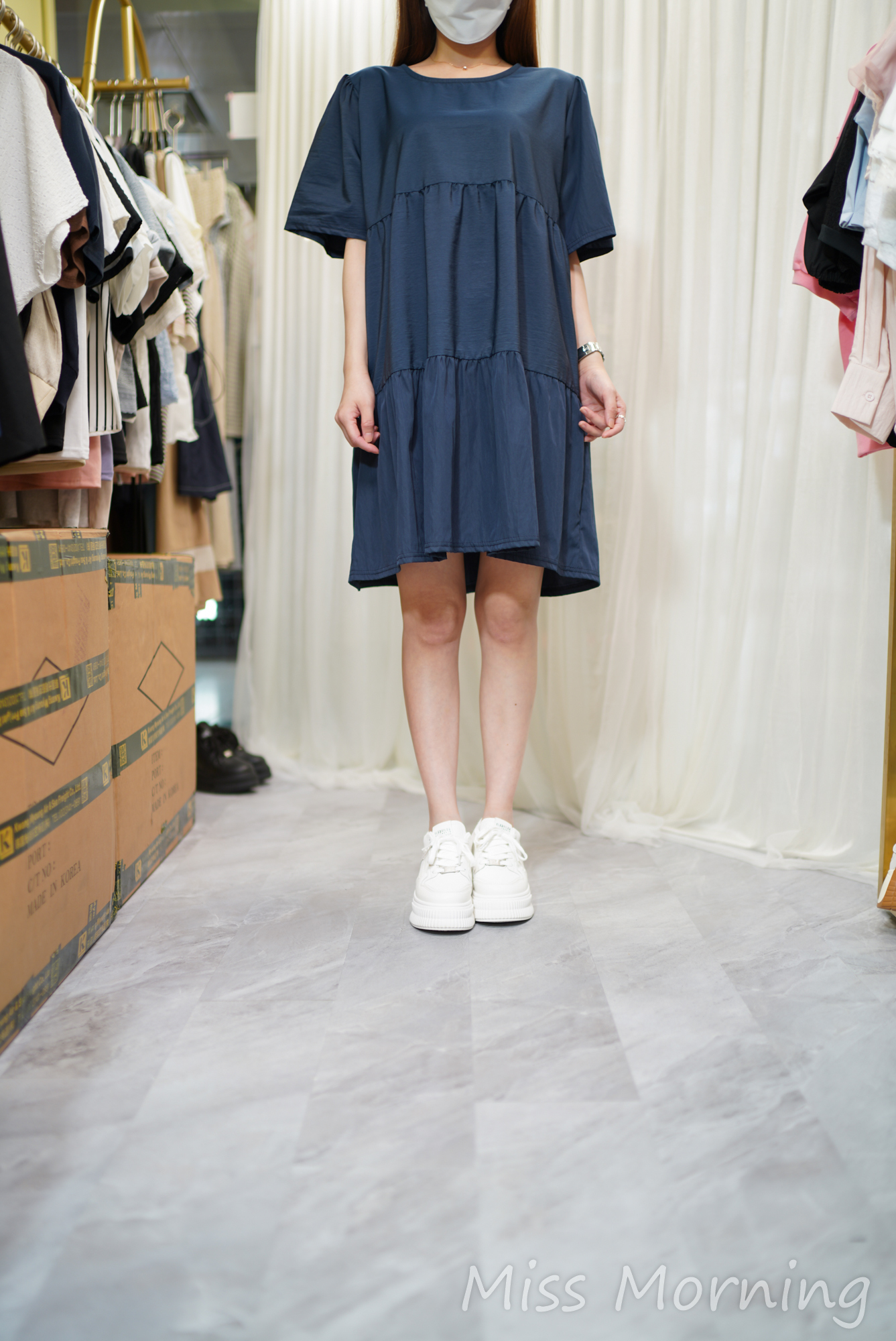 太方便風衣連身裙(14727)