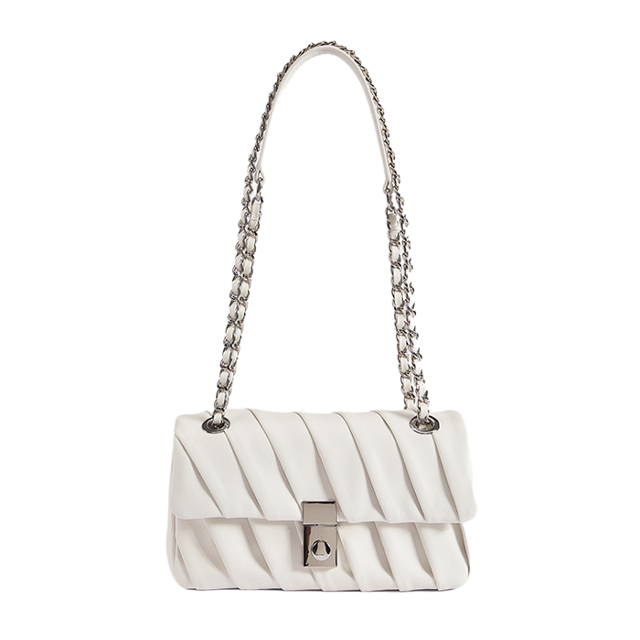 LEAVY 壓褶小肩背袋