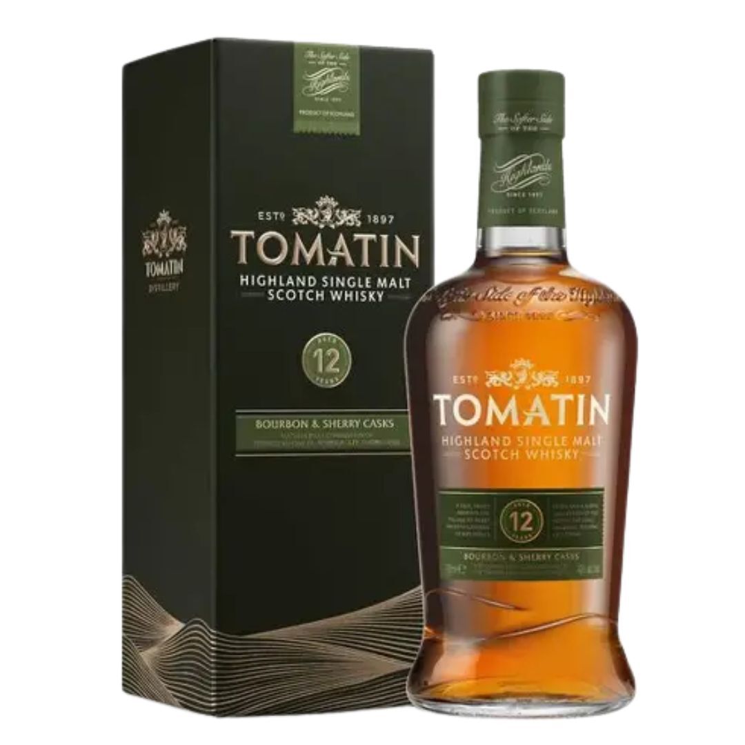 湯瑪丁 12年 單一麥芽威士忌 1000mL