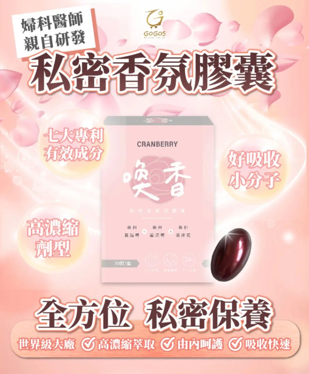 Taiwan 喚香-私密香氛軟膠囊 (30粒/盒)【正品】家家生醫 專業婦產科醫師呂秉正主任研發