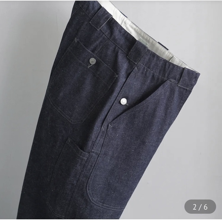 A.PRESSE 2025 SWISS ARMY DENIM WORK TROUSERS (25AAP-04-20) - PRE ORDER ITEM (預訂中)