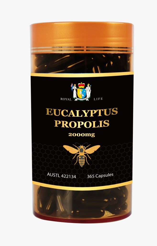 (RL06)Royal Life尤加利黑蜂膠 2000mg 365粒