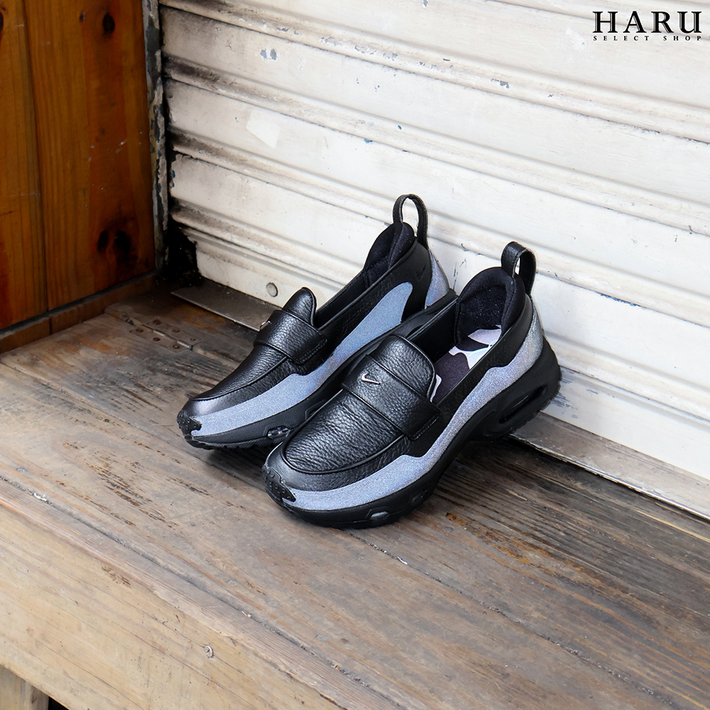 NIKE WMNS AIR MAX PHENOMENA x SWDC Loafer 樂福鞋 黑銀 反光 金屬小勾 女鞋 HJ4400-002