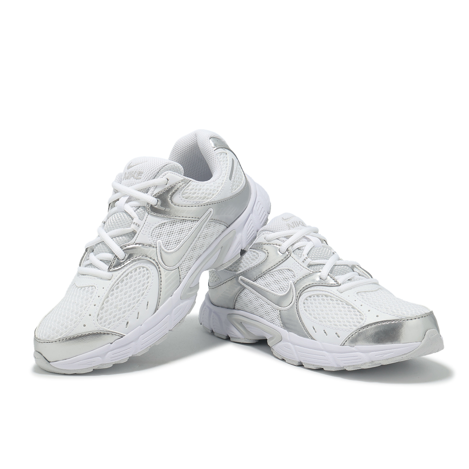 Nike V5 RNR White Pure Platinum GS 大童款 白銀色 緩震 慢跑鞋 HQ6411-103