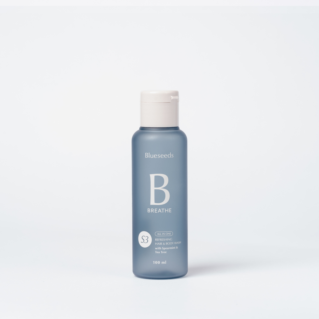 【新品上市】S3 薄荷茶樹全身舒爽潔淨露 100ml｜洗髮沐浴 All in one