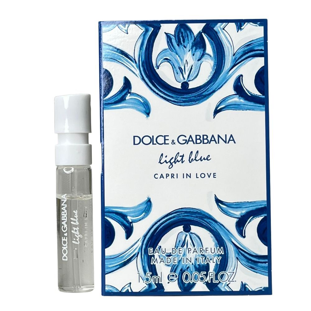 DOLCE & GABBANA D&G 淺藍海邊漫步女性淡香精 1.5ml 針管