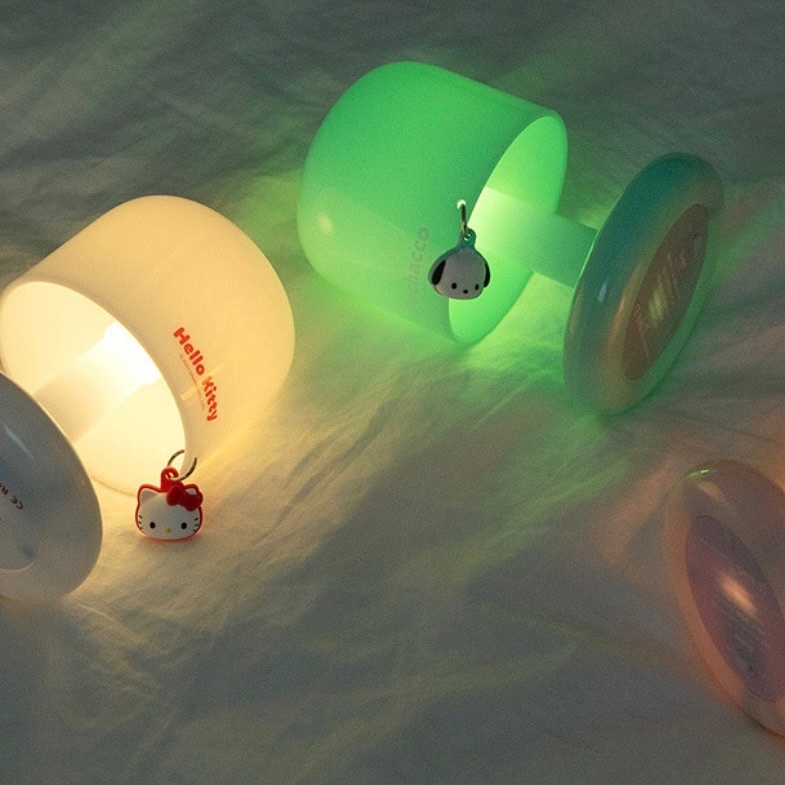 SANRIO 三麗鷗 拍拍燈 桌燈 小夜燈 小吊飾 裝飾 托盤/ 代購