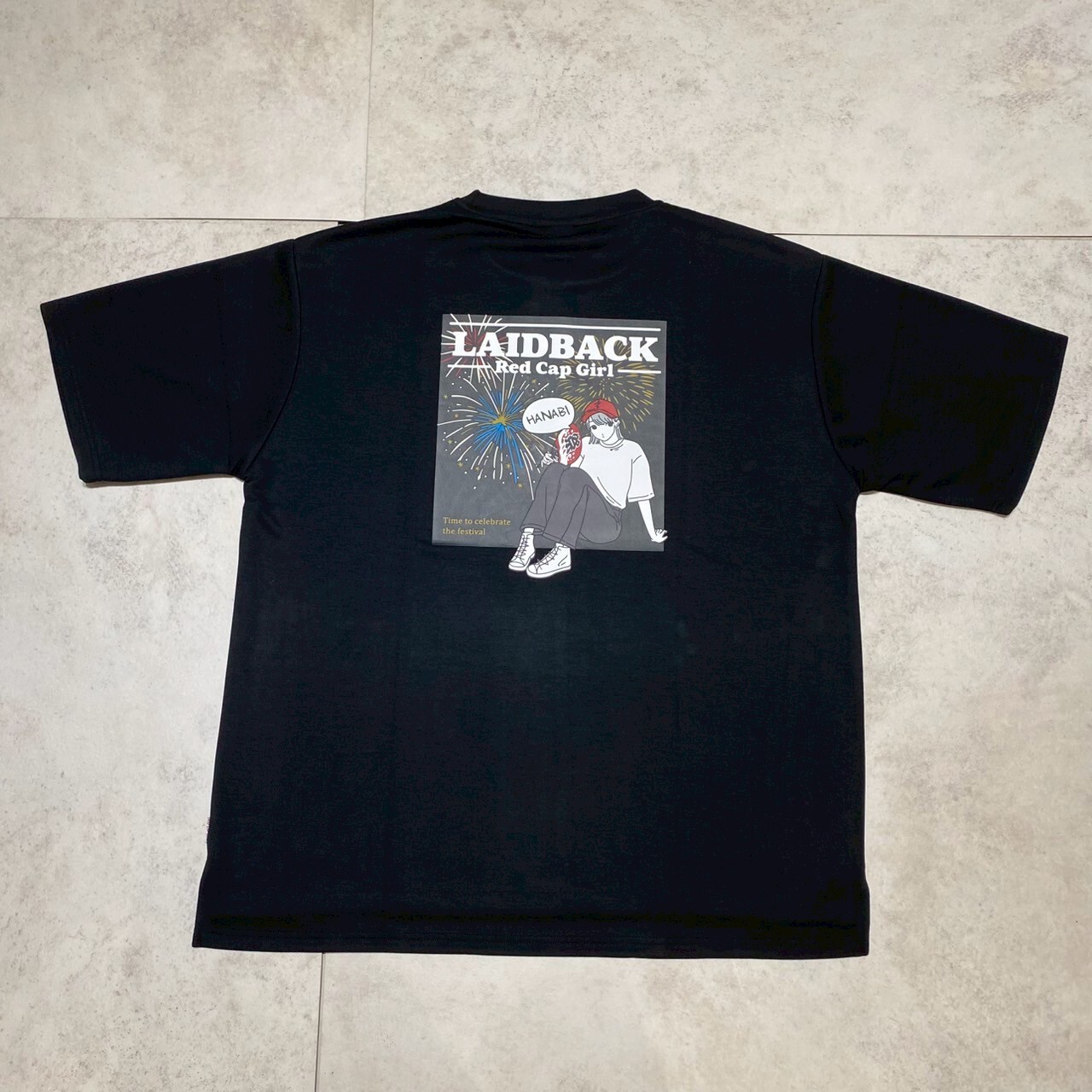 Red Cap Girl Rcg 煙花刺繡冷感厚磅短T RE25SU21