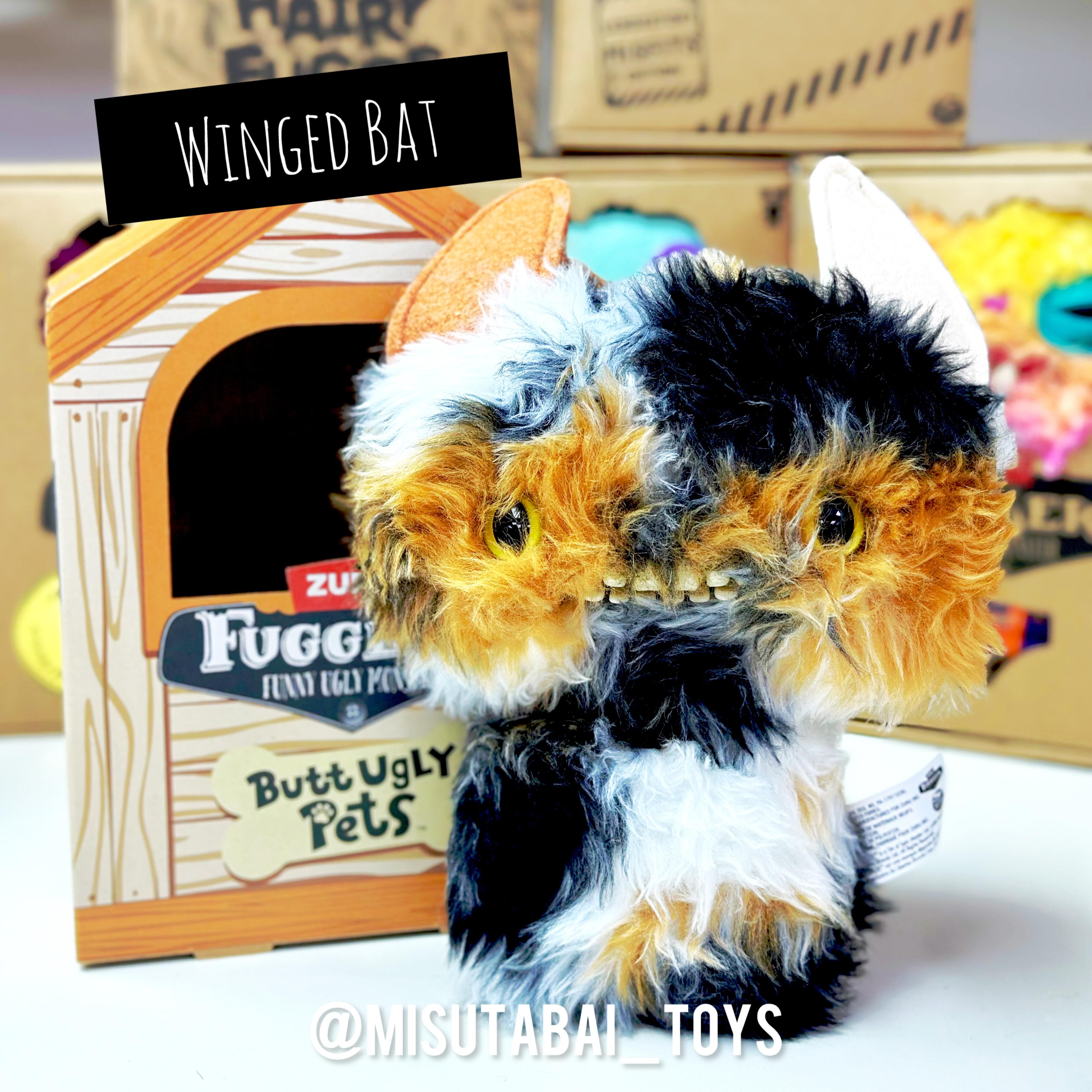 FG82961  FUGGLER BUTT UGLY PETS- WINGED BAT (CALICO  CAT)
