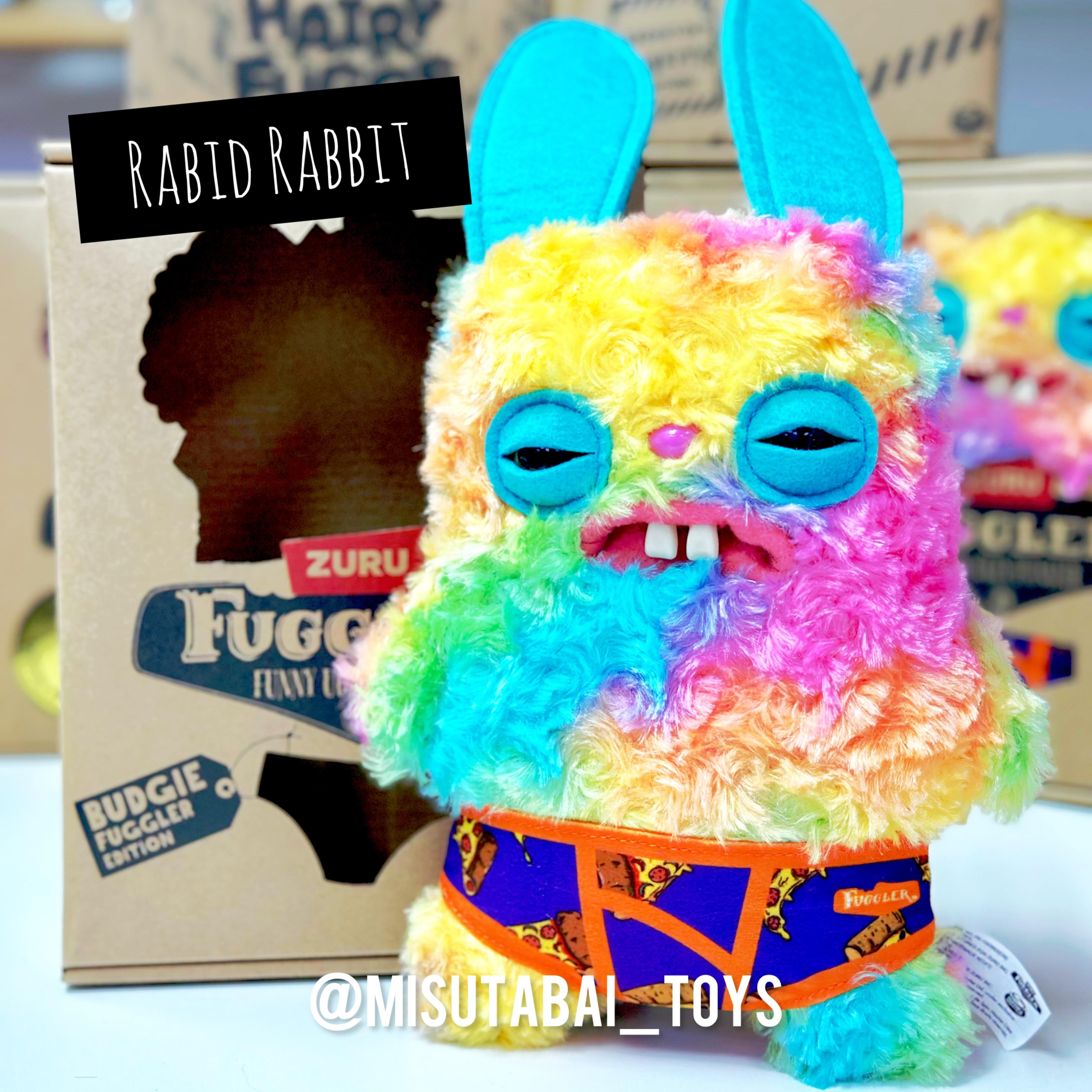 FG76168  FUGGLER BUDGIE- RABID RABBIT (MULTI)