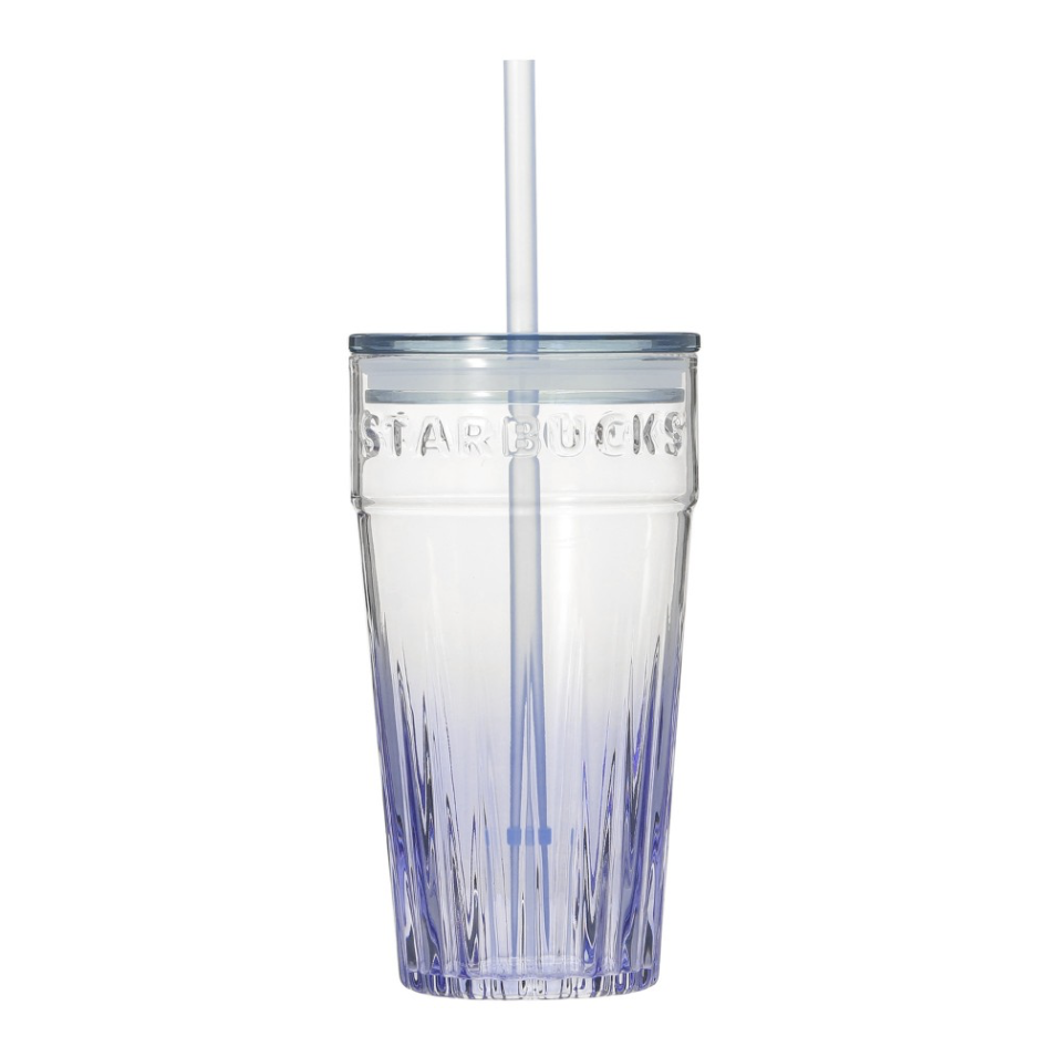 【現貨】Starbucks Seasonal 漸層藍玻璃杯 473ml