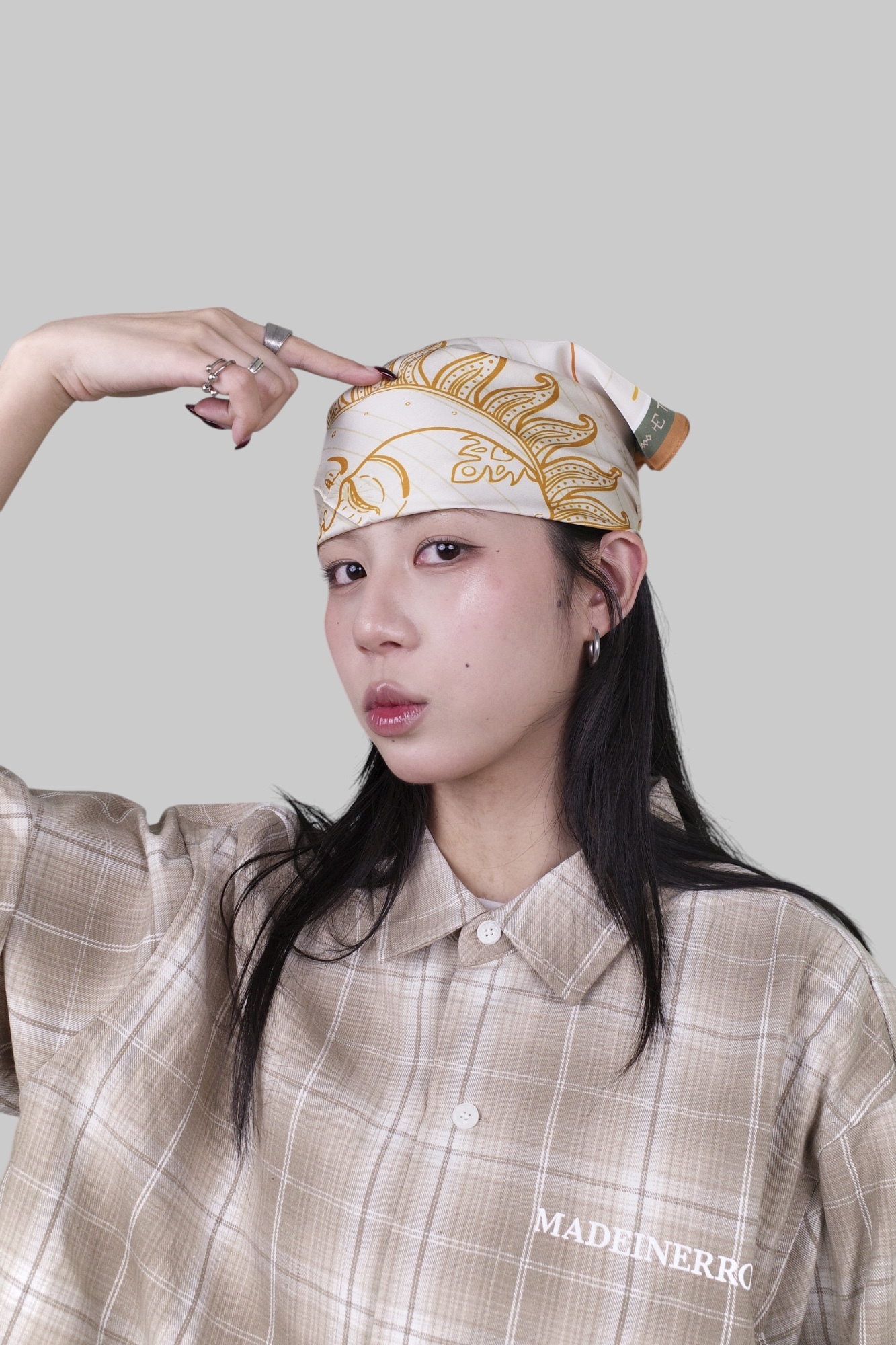 『Always_Good』塔羅牌系列 太陽 絲巾 方巾 頭巾