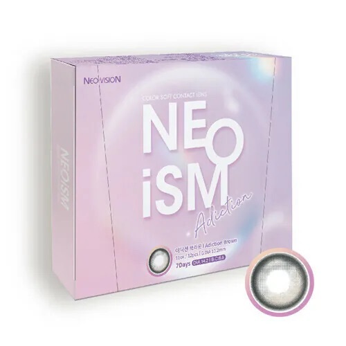 [預訂] Neo Vision Neoism Adiction 7 Day 12P Brown（1星期拋十二片裝）
