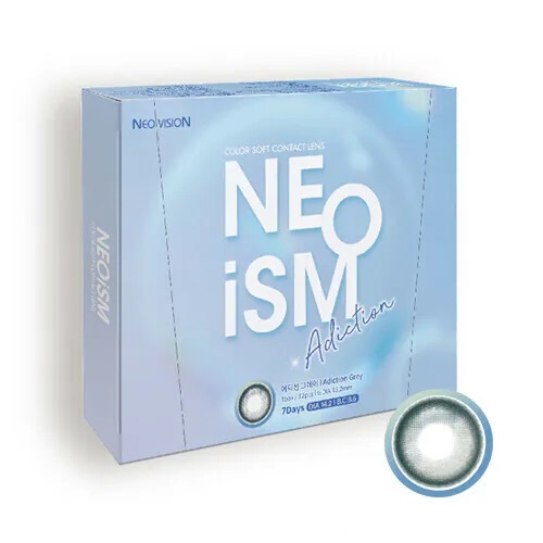 [預訂] Neo Vision Neoism Adiction 7 Day 12P Gray（1星期拋十二片裝）