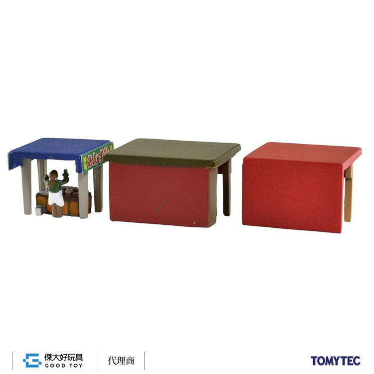 TOMYTEC 335078 情景小物 004-3 露店 C3 (套圈圈、射箭、糖葫蘆)