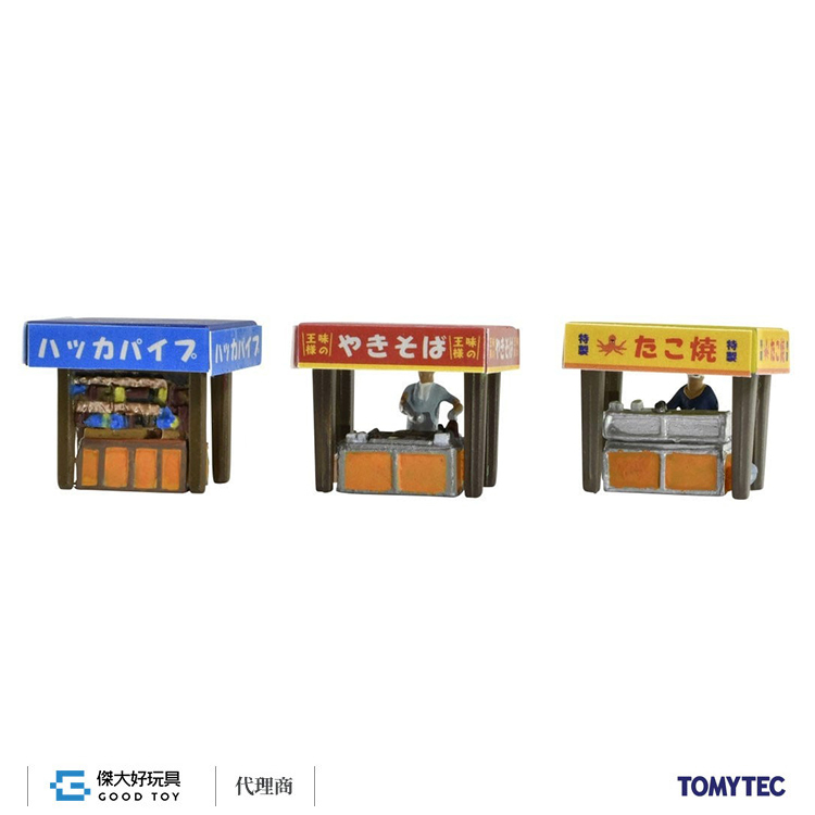 TOMYTEC 335061 情景小物 003-3 露店 B3 (糖蔥、炒麵、章魚燒)