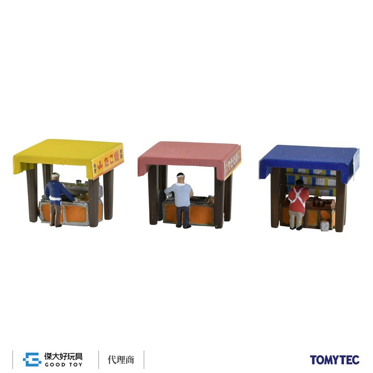 TOMYTEC 335061 情景小物 003-3 露店 B3 (糖蔥、炒麵、章魚燒)
