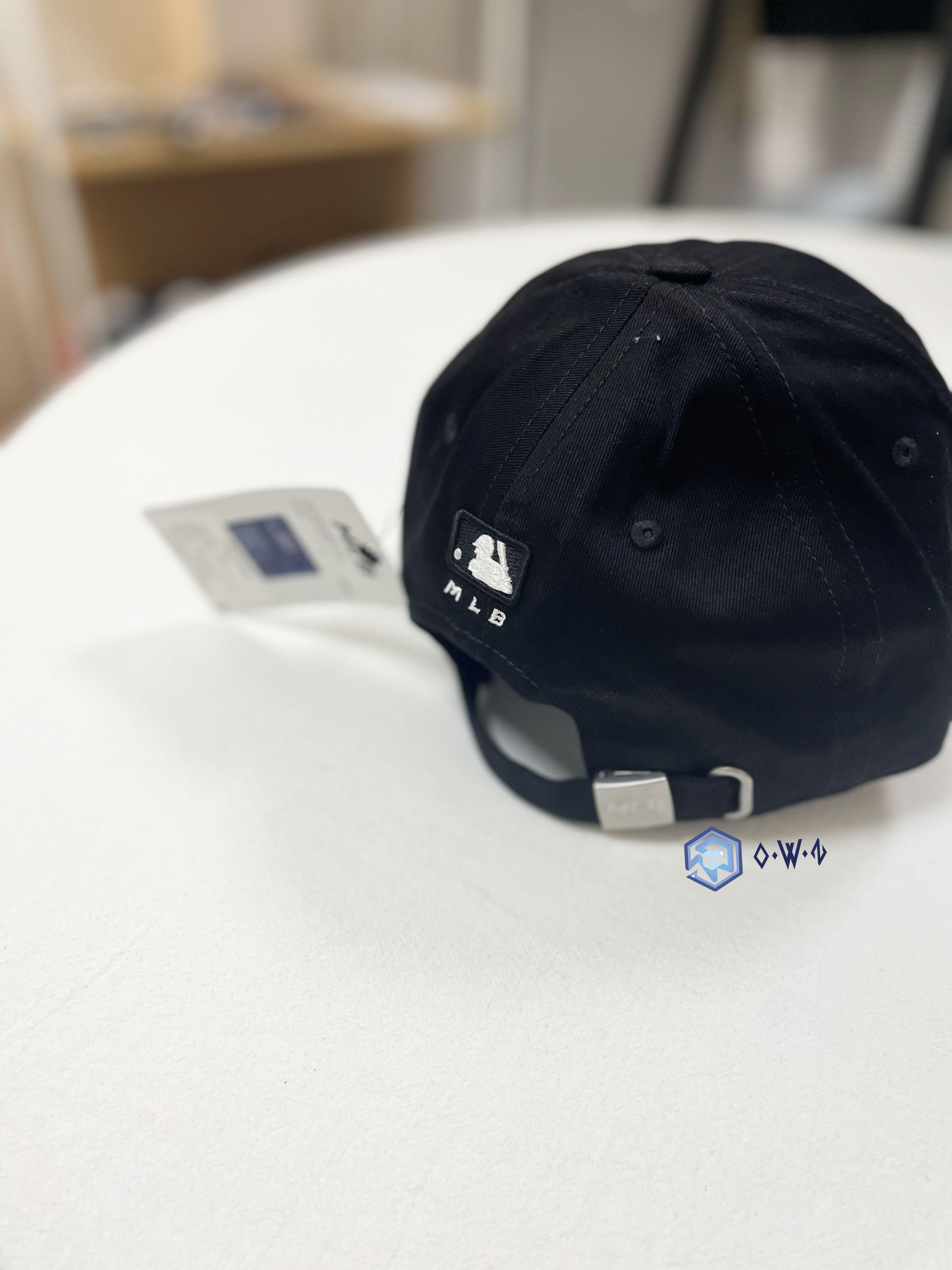 【OWN】MLB Korea 帽子 經典 刺繡 老帽 鴨舌帽 棒球帽 karina同款 NY 洋基 黑色 3ACP6601N-50BKS
