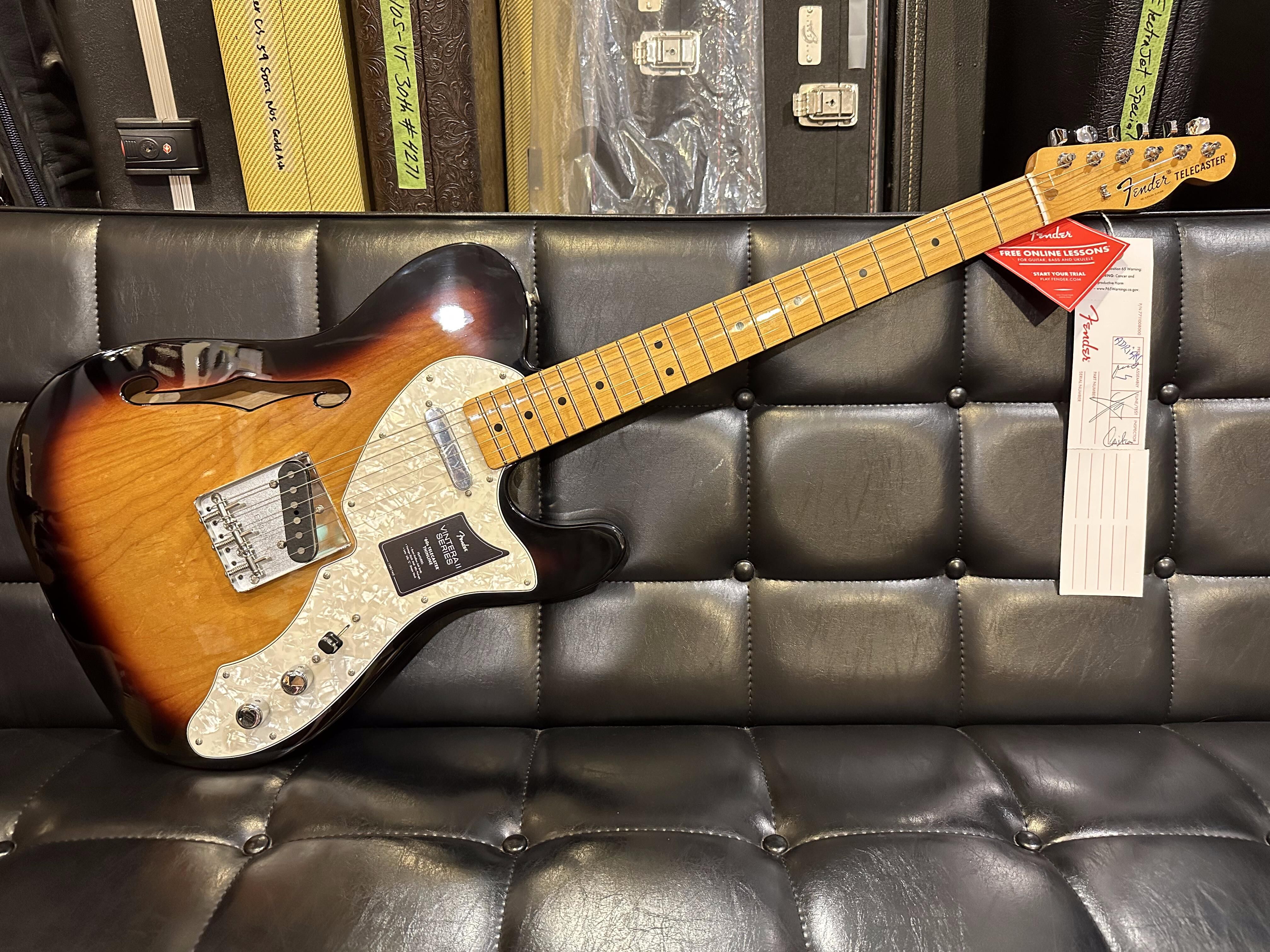 Fender Vintera II '60s Telecaster Thinline - 3 Color Su