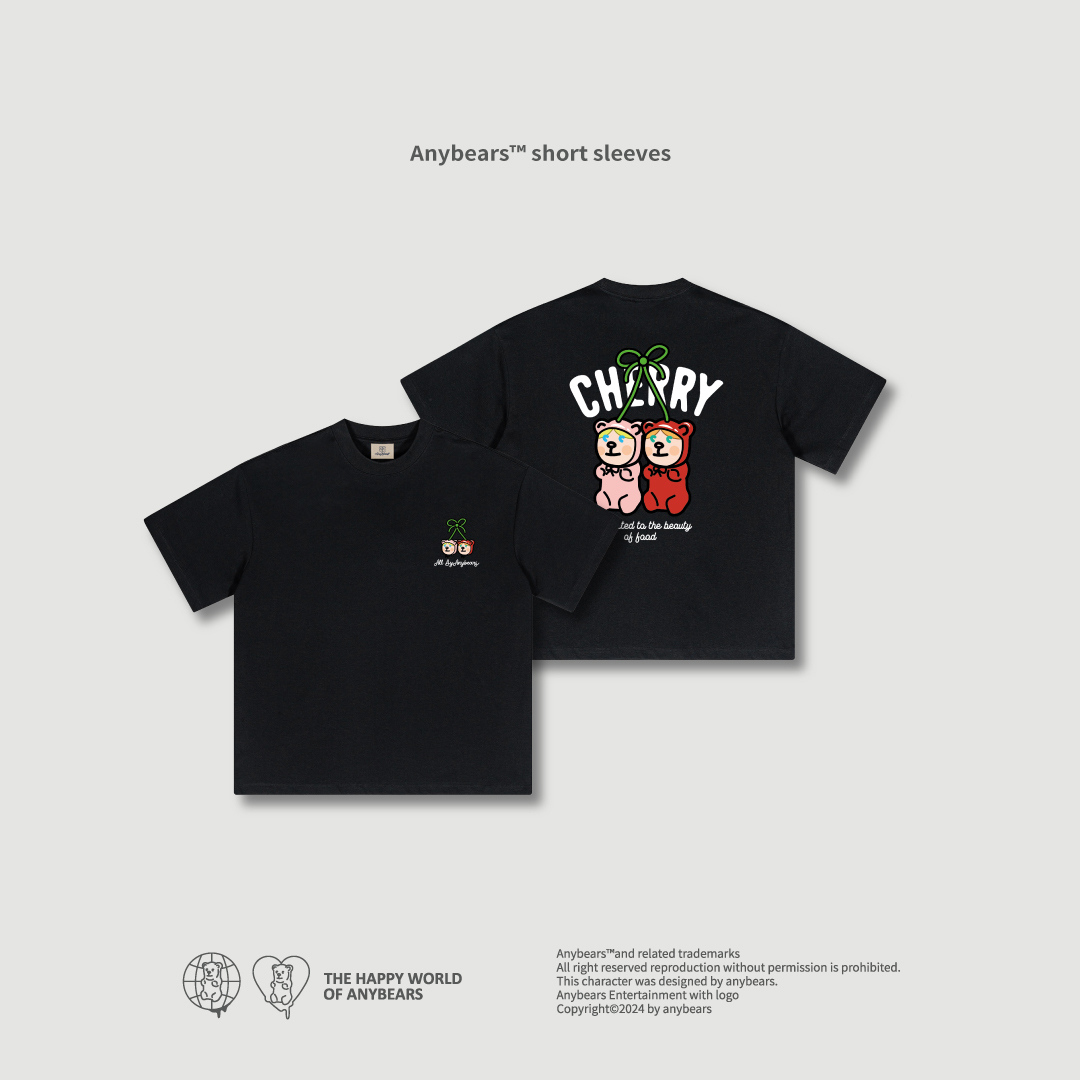 ANYBEARS® Cherry Baby BEAR 櫻桃寶貝熊 短Tee