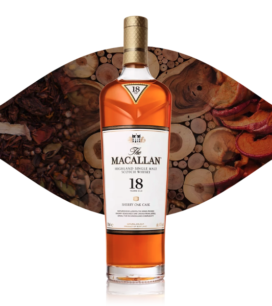 The Macallan Sherry Oak 18 Years Old (ABV43.0)(1BT70)